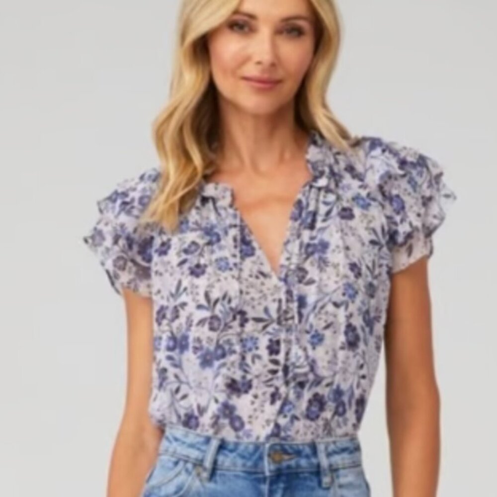 MINKPINK FLORAL CROPPED TOP NWOT XL